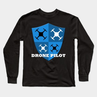 Drone Pilot Shield Long Sleeve T-Shirt